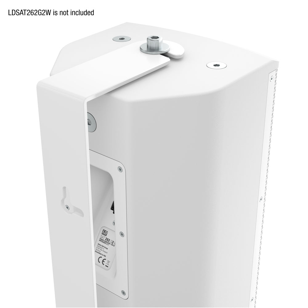 LD Systems SAT 262 G2 WMB W - Drejeligt vægbeslag til LDSAT262G2, hvid