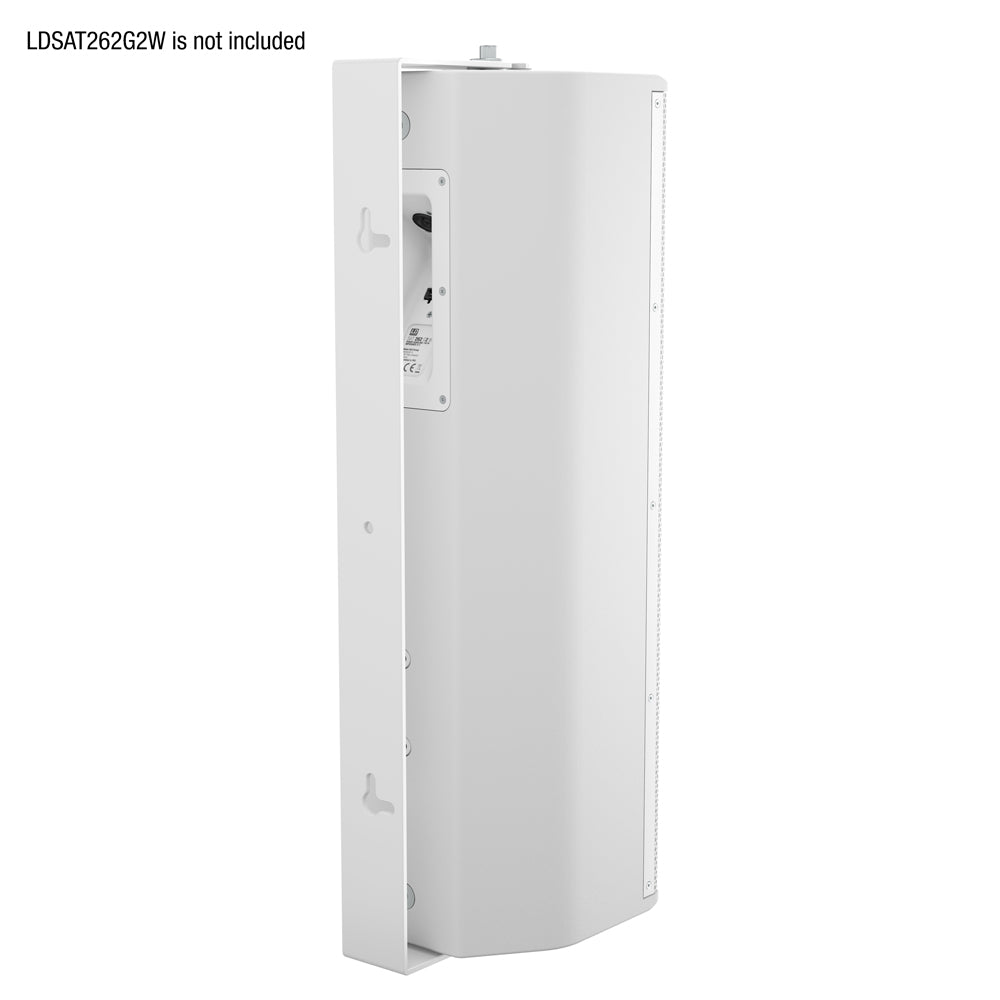 LD Systems SAT 262 G2 WMB W - Drejeligt vægbeslag til LDSAT262G2, hvid
