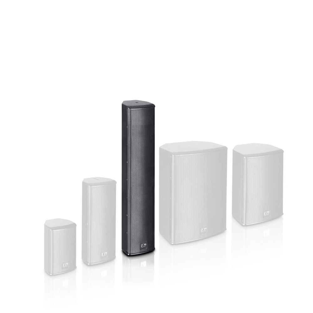LD Systems SAT 442 G2 - 4 x 4" passiv installationshøjttaler, sort