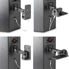 LD Systems SAT 442 G2 - 4 x 4" passiv installationshøjttaler, sort