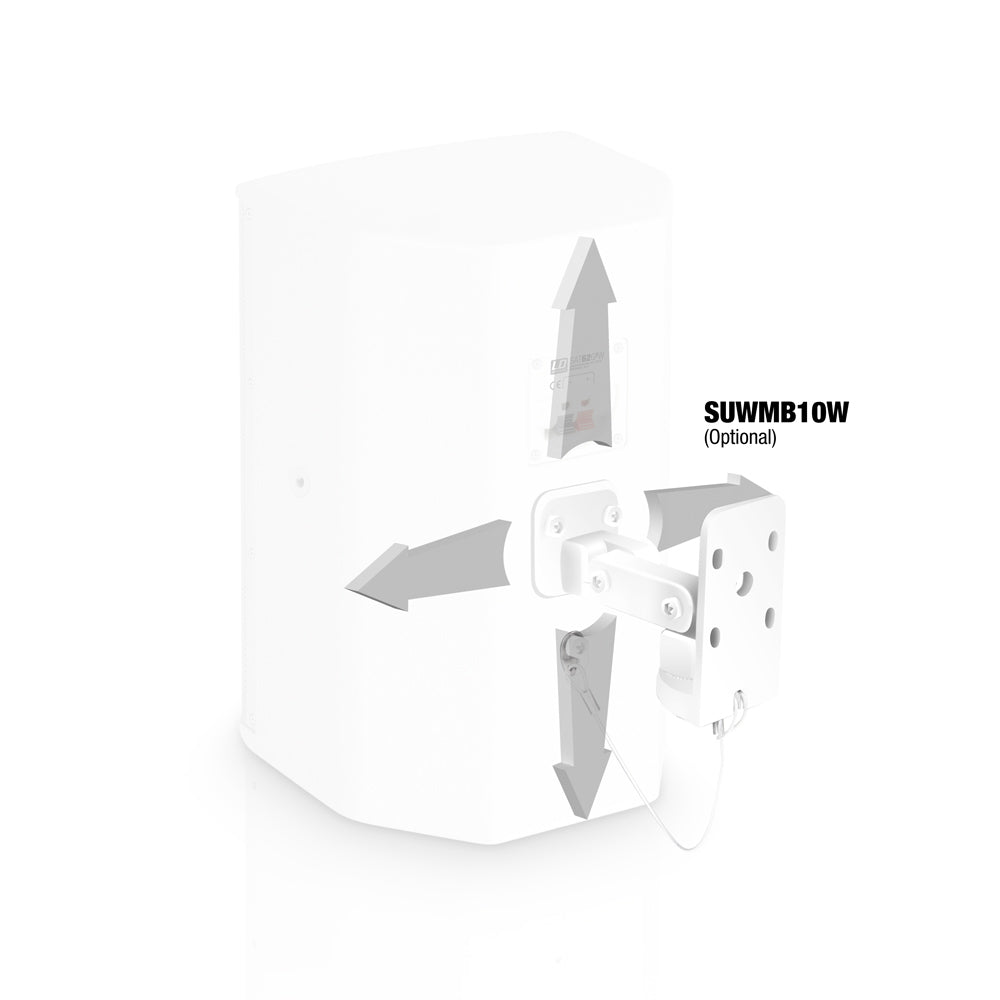 LD Systems SAT 62 G2 Højttalersæt RMS (Hvid, 80W, 8 Ohm)