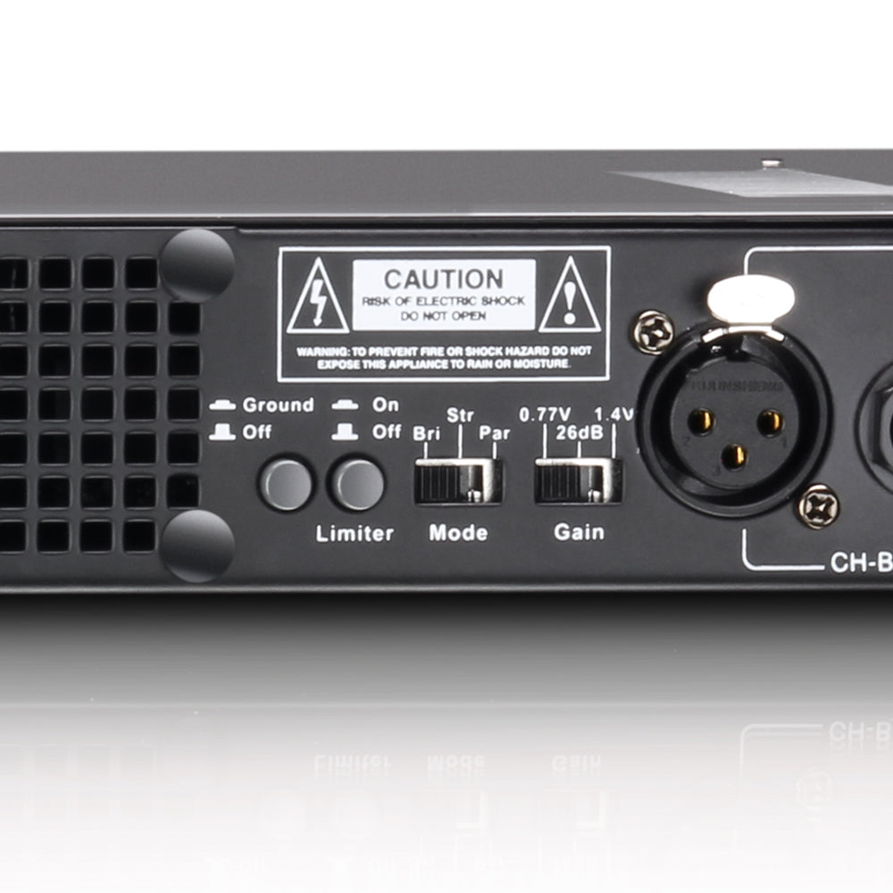 LD Systems XS 200 - Effektforstærker (2x50W, 8 Ohm)