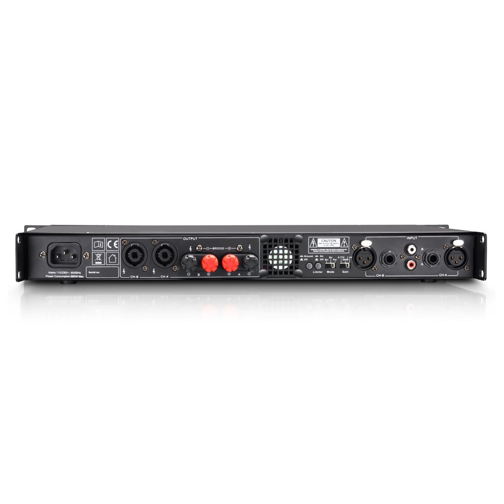LD Systems XS 700 Effektforstærker (2x200W, 8 Ohm)