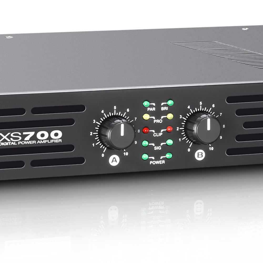 LD Systems XS 700 Effektforstærker (2x200W, 8 Ohm)