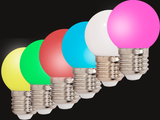 Ibiza Farvede LED Pærer (6 stk)