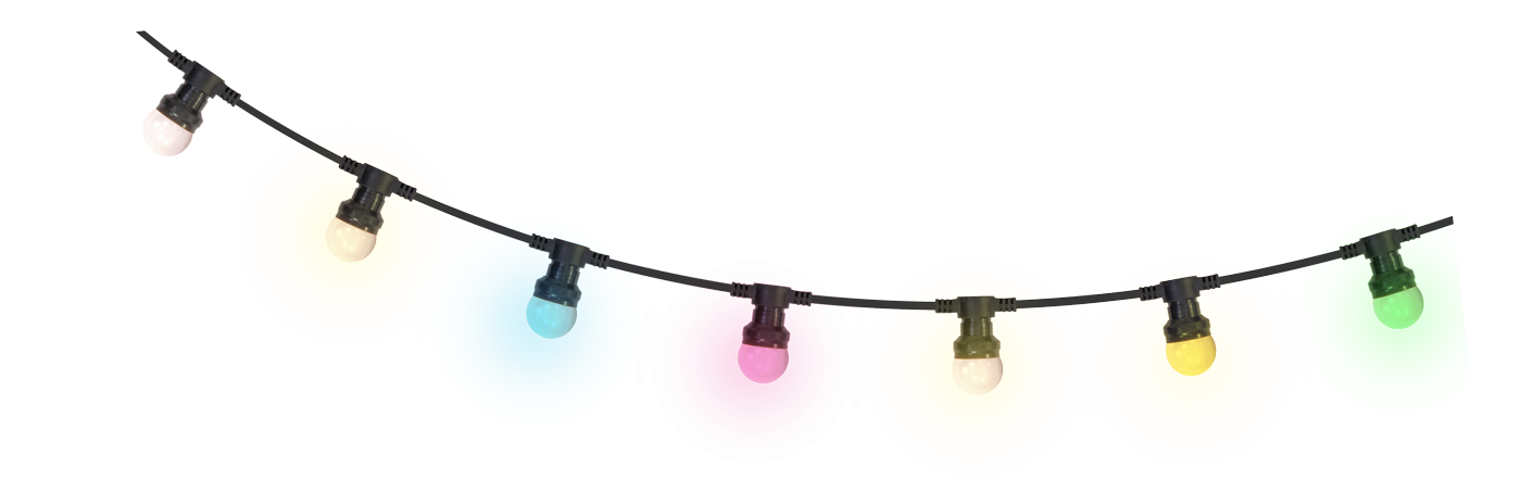 LED Lyskæde (Multifarver, 10m)
