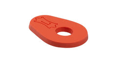 Levys RINGBLOCK strap locks i gummi, orange