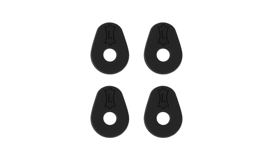 Levys RINGBLOCK strap locks i gummi, sort