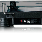 Lenco LS-50 LED Pladespiller Bundle (Sort)