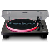 Lenco LS-50 LED Pladespiller Bundle (Sort)