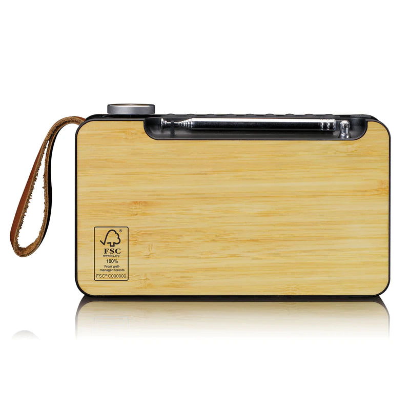Lenco PDR-040 DAB+ Radio (Bambus/Sort)