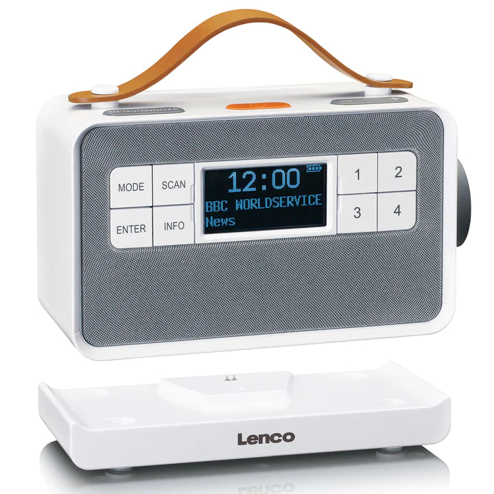 Lenco PDR-065 DAB+ Radio (Hvid)