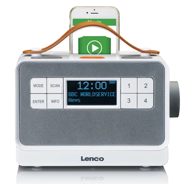 Lenco PDR-065 DAB+ Radio (Hvid)