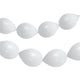 Link Balloner for Guirlander 8 stk. (Mat Kokosnød Hvid, 33cm)