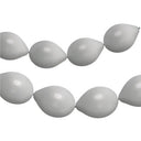 Link Balloner for Guirlander 8 stk. (Mønestøv Sølv, 33cm)