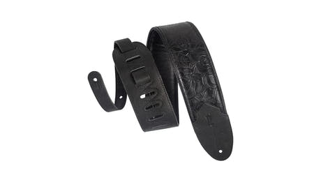 Levys M4WP guitarrem 3", Black Rose