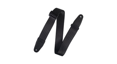Levys M8SB guitarrem 2", sort seatbelt