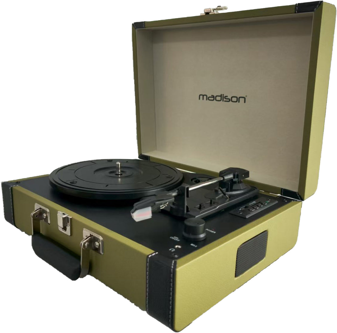Madison Vintage Pladespiller m. Bluetooth (Grøn)