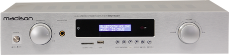 Madison HI-FI Stereo Forstærker (Sølv, 2x140W)
