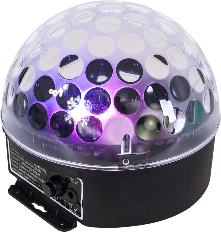 Ibiza Astro-Bat RGBA LED diskolys