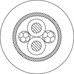 ProCab mikrofonkabel 2 X 0,23 mm² sort - 500 meter