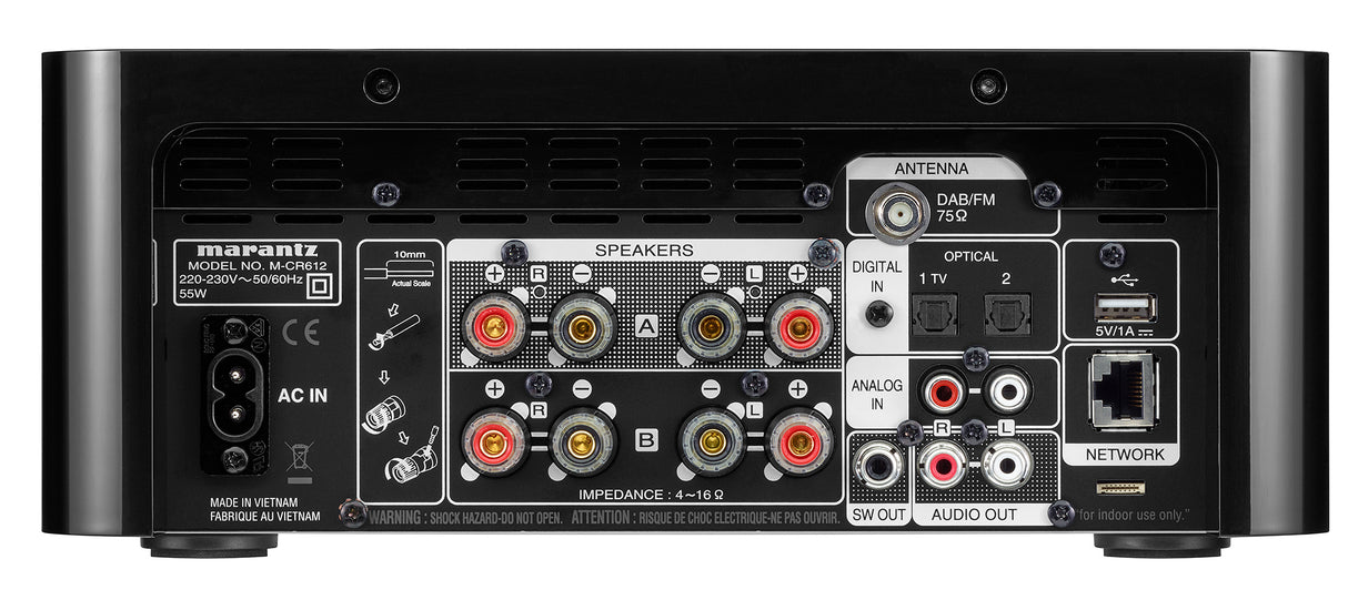 Marantz Melody X M-CR612 Minianlæg (Sort)