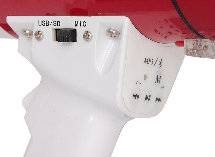 Megafon m. USB og SD-kortlæser (50W)