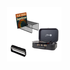 Studio 57 Mellow Pladespiller (Sort) Bundle