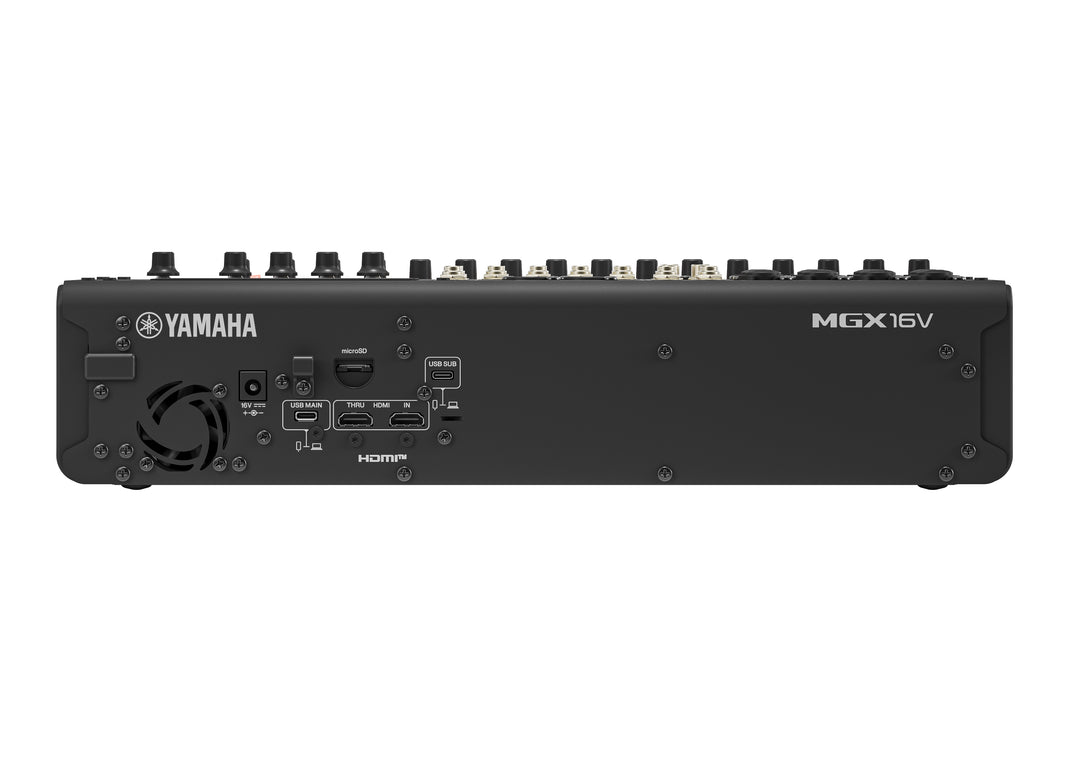 Yamaha MGX16V Digital Mixing Console (Sort) - Video Version