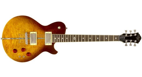 Michael Kelly Mod Shop Patriot Instinct SB Duncan elguitar, Scorched
