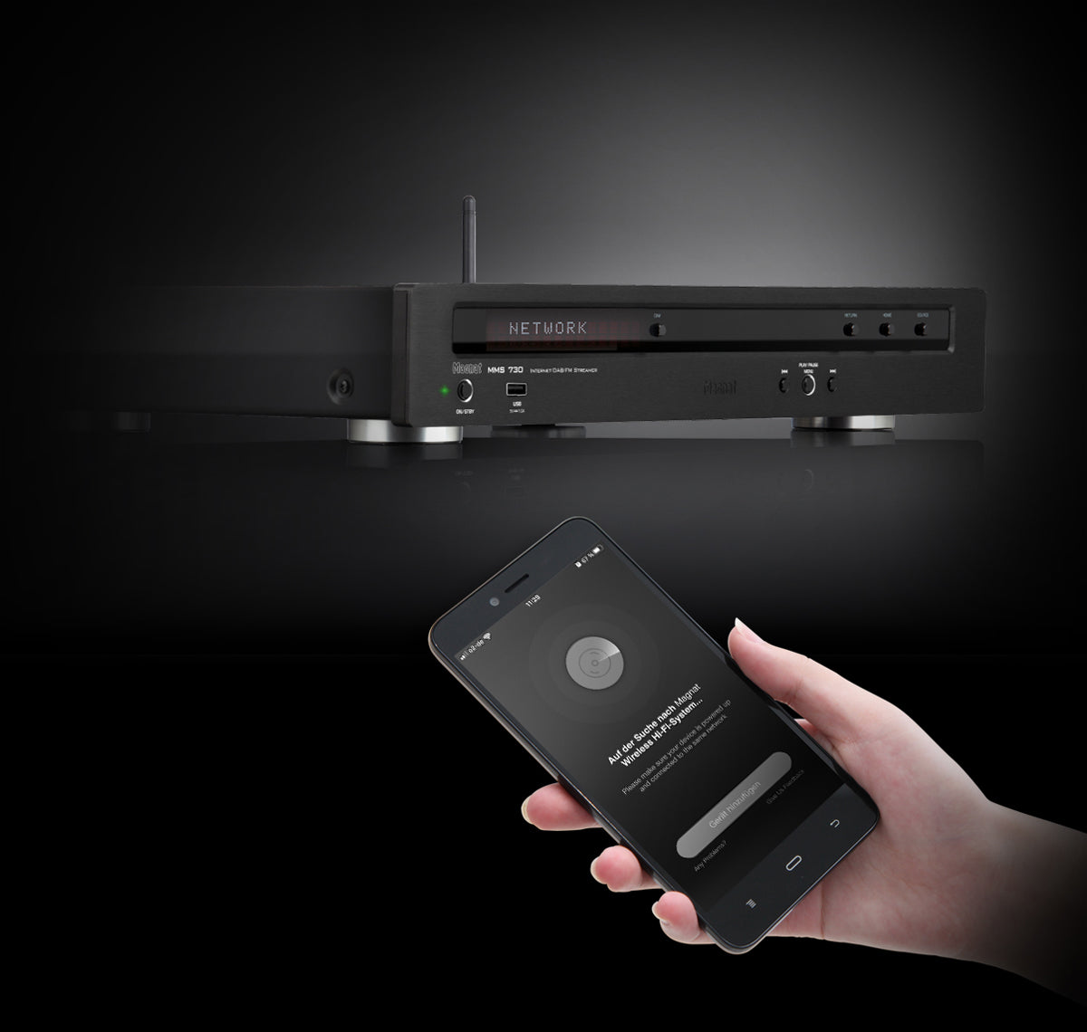 Magnat MMS730 Netværksafspiller (Sort)