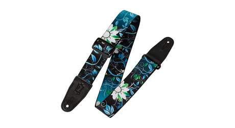 Levys MPD2-038 guitarrem 2", blå blomster