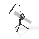 Mikrofonbordstativ m. Shockmount