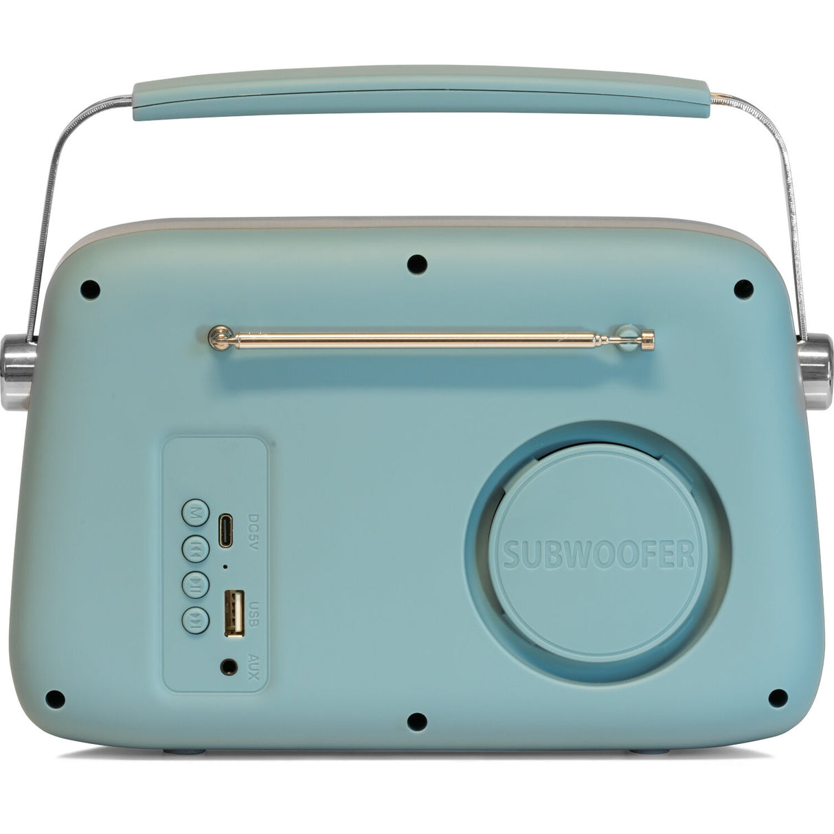 Madison Retro Radio m. Bluetooth og FM (Mat Blå)