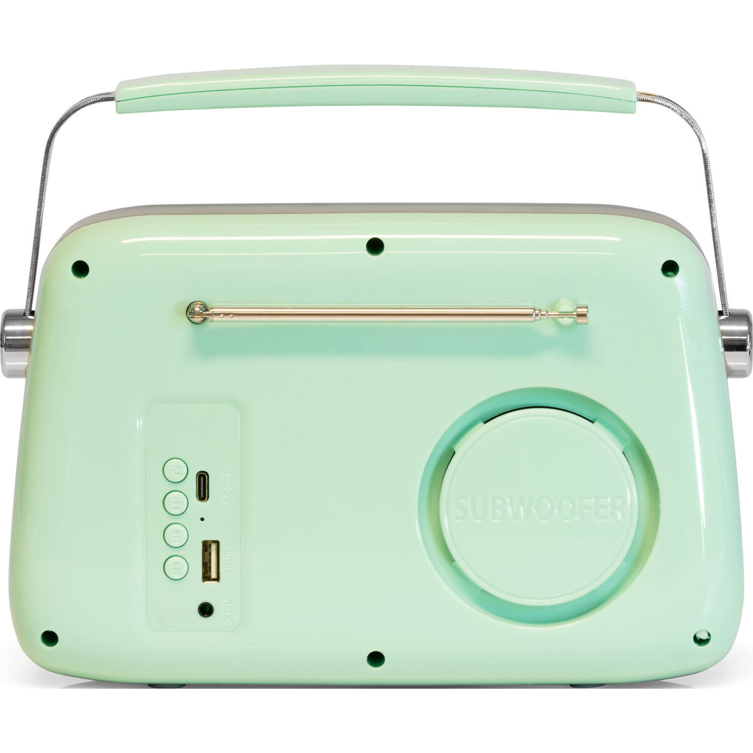 Madison Retro Radio m. Bluetooth og FM (Mint)