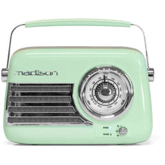 Madison Retro Radio m. Bluetooth og FM (Mint)