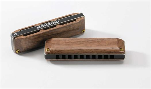Suzuki Manji M-20W Wood blues mundharmonika - Tone C