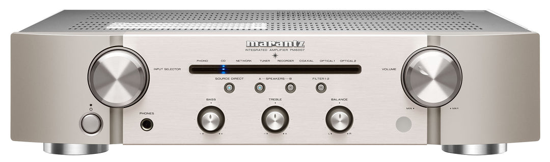 RETURVARE - Marantz PM6007 HI-FI Forstærker (Sølv, 2x45W)