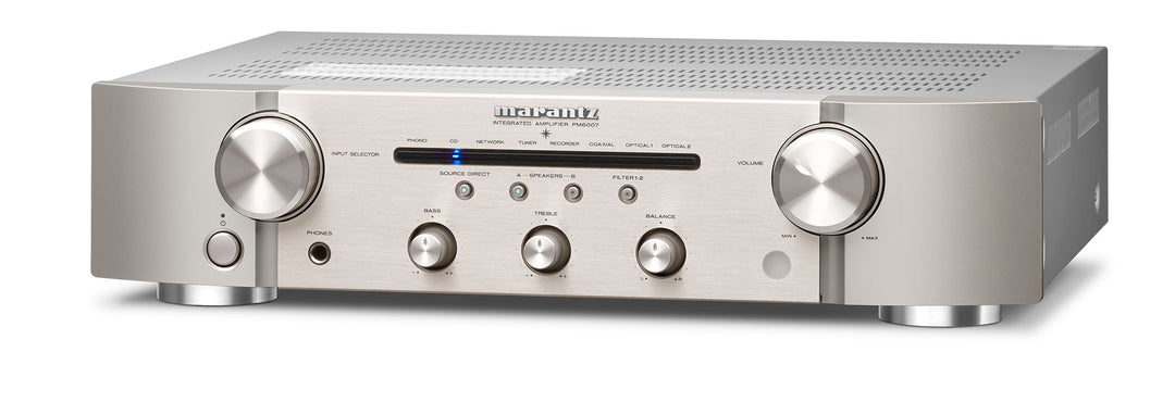 RETURVARE - Marantz PM6007 HI-FI Forstærker (Sølv, 2x45W)