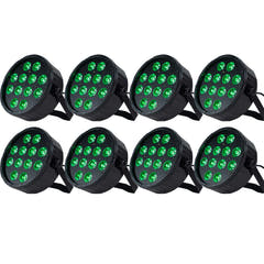 Marconi Polaris 12x12W RGBW Parlampe 8 stk. Bundle