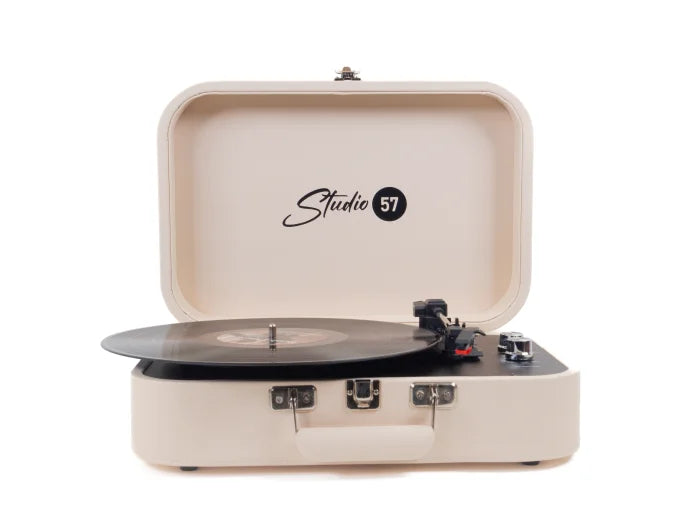 Studio 57 Mellow Pladespiller m. LP Stativ (Hvid)