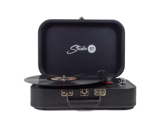 Studio 57 Mellow Pladespiller (Sort) Bundle