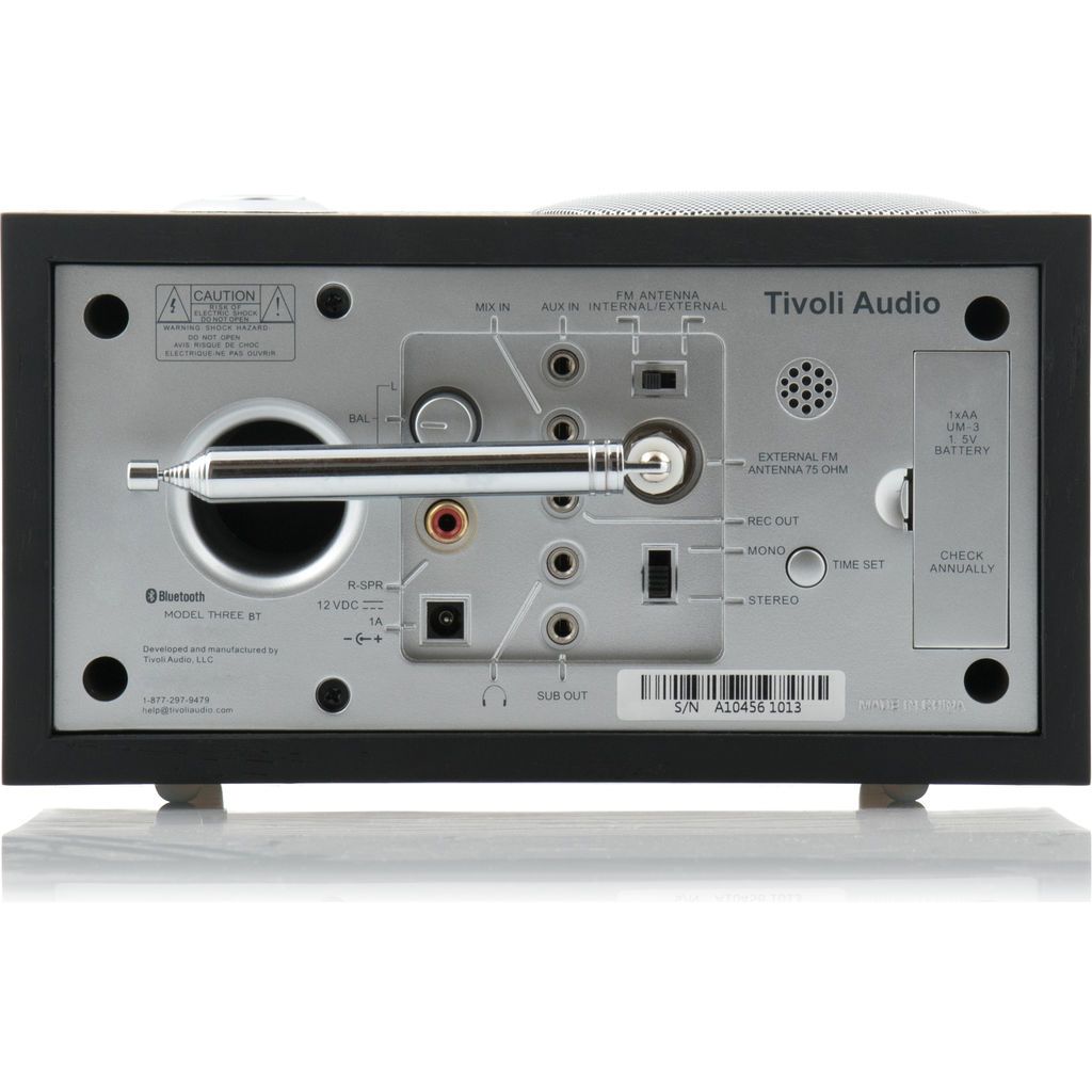 Tivoli Audio MODEL Three Minianlæg m. Bluetooth og USB (Valnød, Beige)