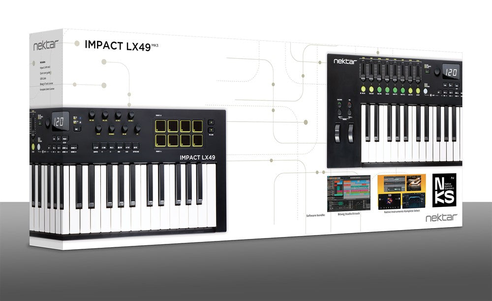 Nektar Impact LX49mk3 MIDI keyboard