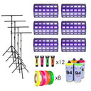 Natminton - komplet pakke for 3 baner