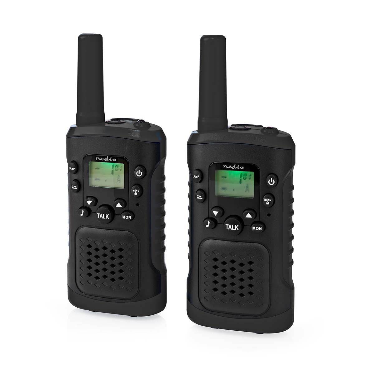 Nedis Walkie Talkie Sæt m. Headset (Op til 6km)