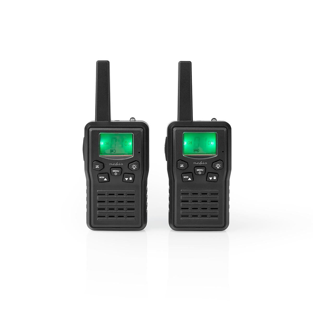 Nedis Walkie Talkie Sæt m. Oplader (Op til 10km)