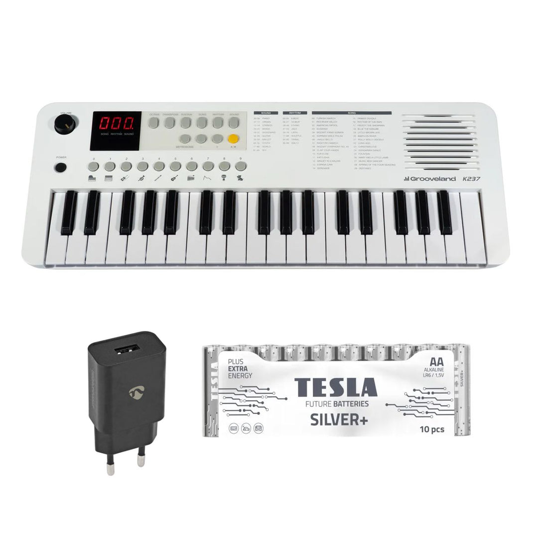 Grooveland E237 Keyboard Startpakke (White)