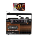 Studio 57 Kassetteafspiller m. FM & Bluetooth, Brun + Kassettebånd