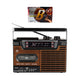 Studio 57 Kassetteafspiller m. FM & Bluetooth, Brun + Kassettebånd